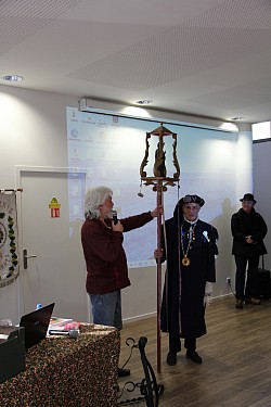 Le Président des Amis de Clamart et le Grand Maître de la Confrérie du Clos de Clamart
